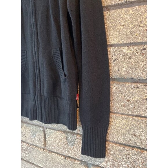 The North Face Womens Black Knit Hooded Zip-Up Cardigan S - Picture 5 of 10